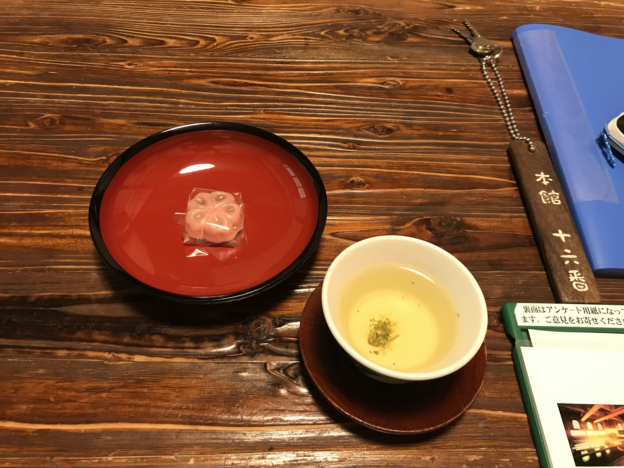 お茶とお茶菓子